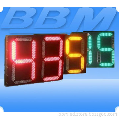 LED Countdown Meter with Two-Digit Tri-Color (DX800-3-RYG-2)